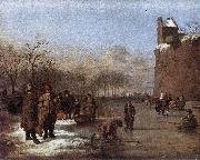 Amusement on the Ice Adriaen van de Velde